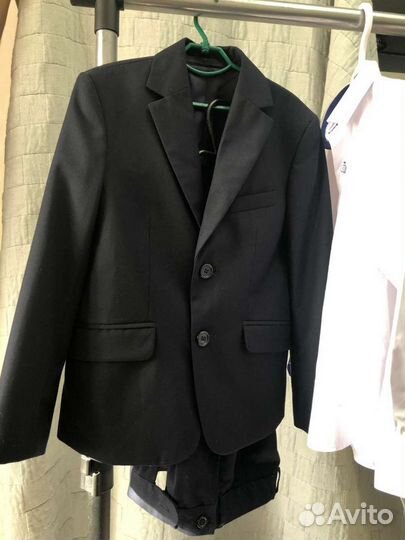 Костюм школьный синий р128-134