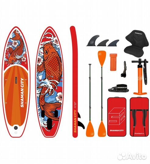 Доска сапборд sup board новый koi 2024
