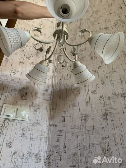 Люстра потолочная бу