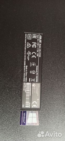 Ноутбук 17'' asus R752n