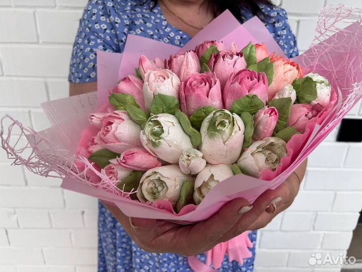 Букет из зефира на День знаний