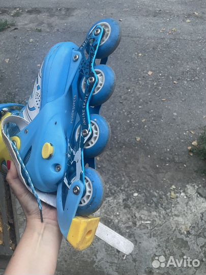 Роликовые коньки раздвижные 35-39