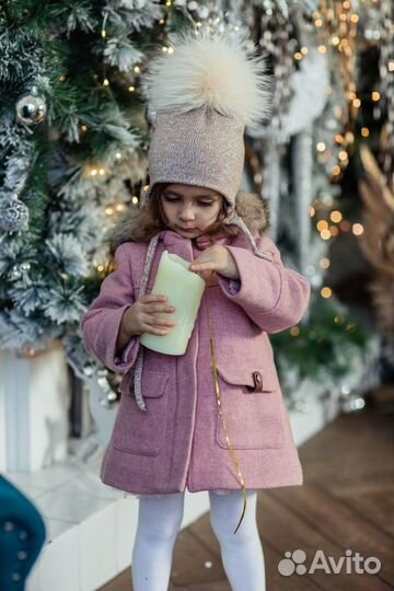 Шапка в стиле Catya, Regina, il Trenino с помпоном