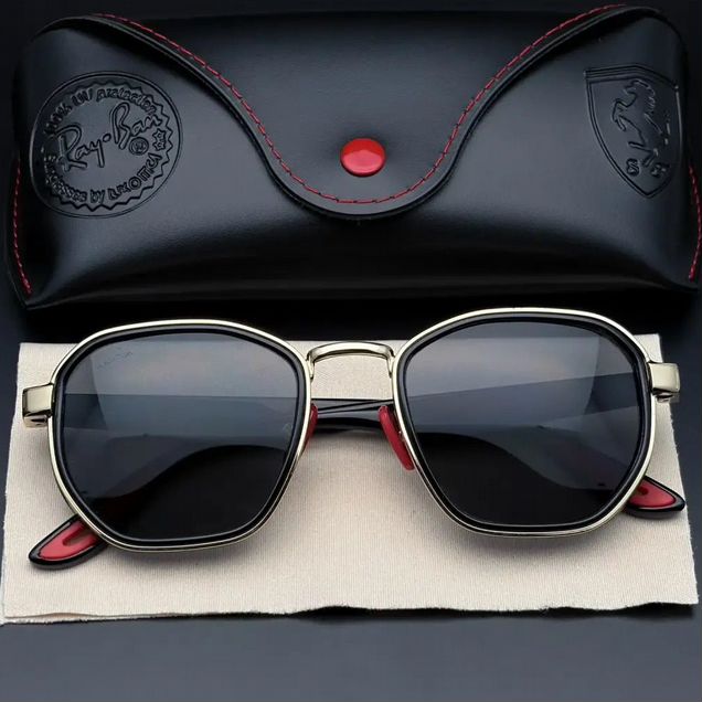Очки ray ban чёрные градиентные