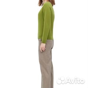 Джемпер Uniqlo Cashmere 3D Knit Seamless, зеленый