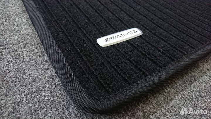 Автоковрики для Mercedes-Benz w124, чёрный репс