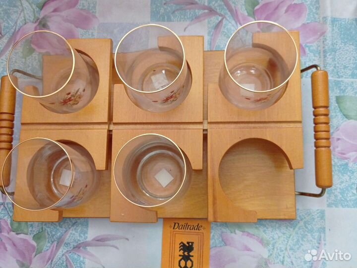 Раритет. Стаканы на 6 персон