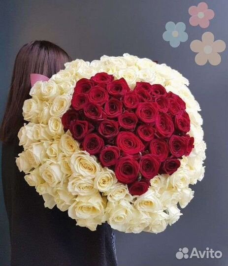 101 Роза Букеты 31 51 101 Роза