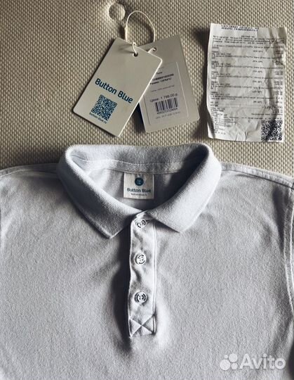 Button Blue поло Zara шорты