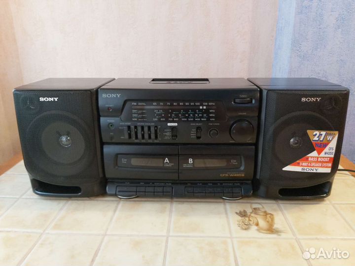 Магнитофон двухкассетный Sony CFS-W435S
