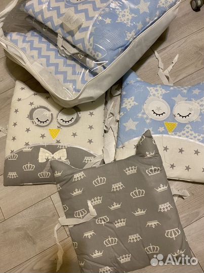 Бортики в детскую кроватку