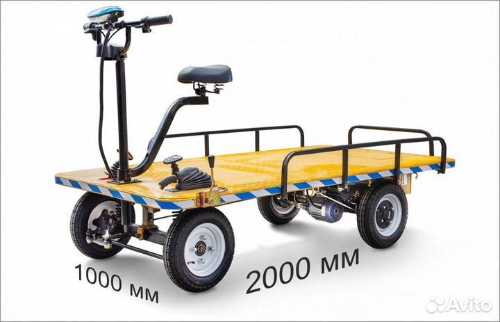 Грузовая электротележка RuTrike склад 2000