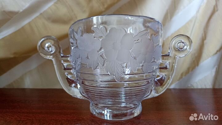 Ваза Хрусталь СССР конфетница СССР Ваза Амфора