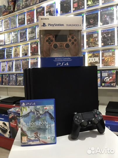 Sony playstation 4 PS4 pro 1tb horizon 2