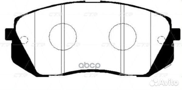 Ckkk-41 Колодки тормозные дисковые перед