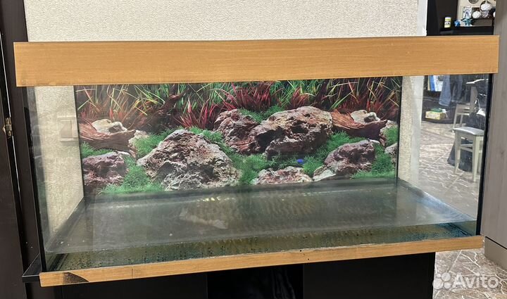 Аквариум 180 литров без тумбы