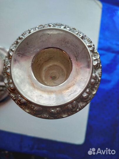 Винтажный подсвечник канделябр. Англия