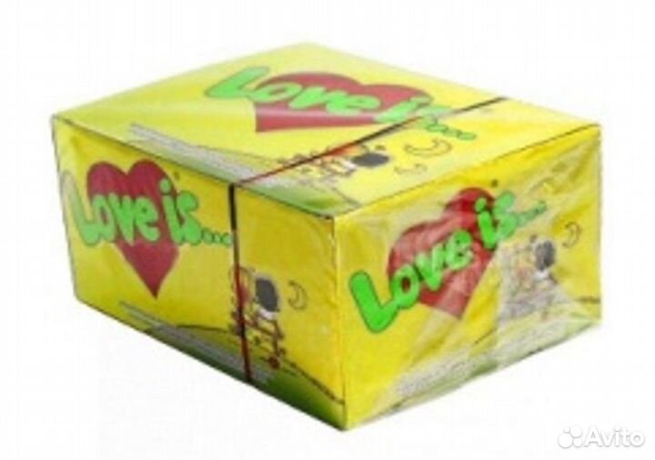 Love is жевательная резинка кокос-ананас