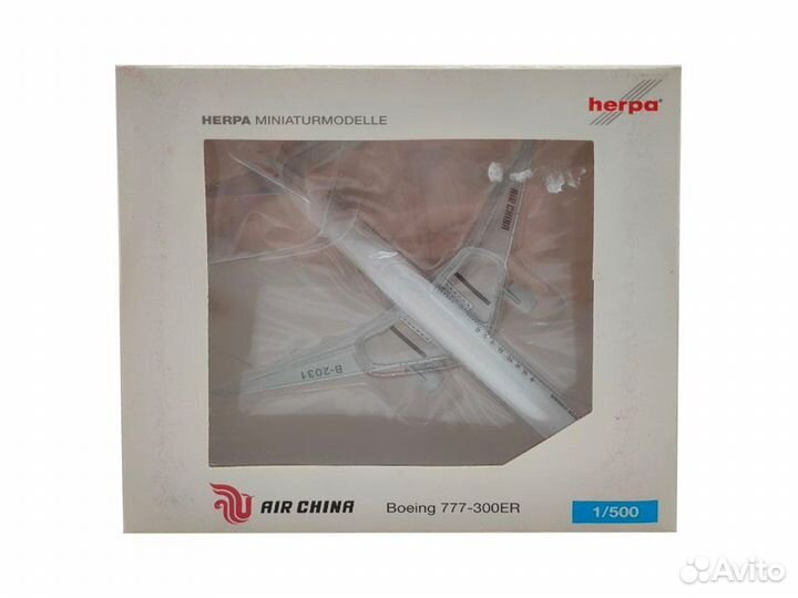 Модель самолета Herpa Wings Air China Boeing 777