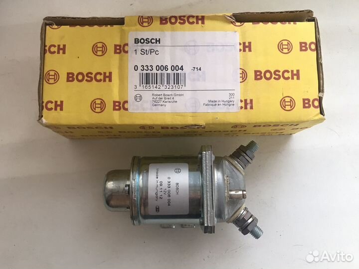 Реле стартера мощности Bosch 0333006004 12в 80а