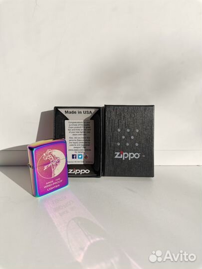 Зажигалка Zippo фиолетовые