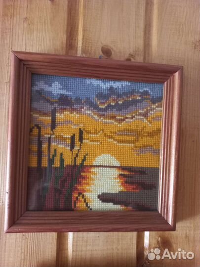 Картина вышивка