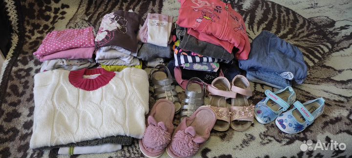 Вещи пакетом на девочку от 2 до 4-5 лет