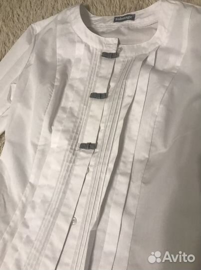 Белая рубашка для девочки