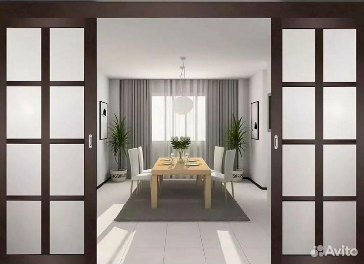 Двери купе для встроенного шкафа