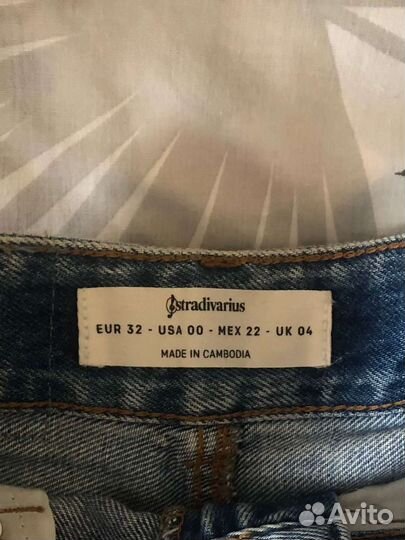 Шорты джинсовые stradivarius для девочек