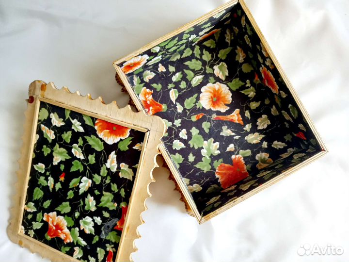 Шкатулка деревянная