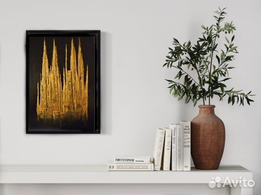 Картина абстракция саграда фамилия