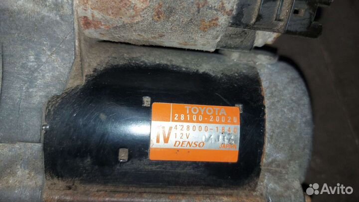 Стартер на Toyota camry 40 3.5l 2GR FE