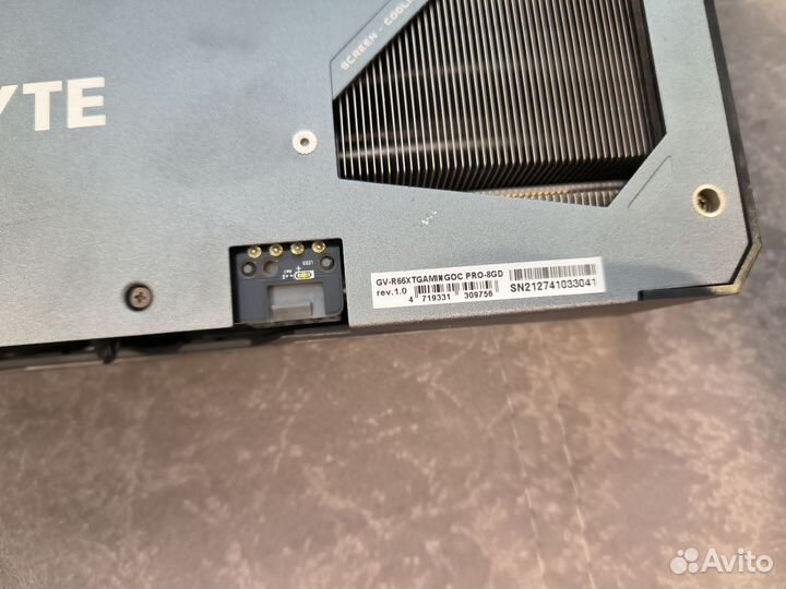 Видеокарта RX 6600 XT 8Gb Gigabyte gaming OC