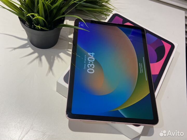 Apple iPad Air 4 64gb с сим rose акб 94