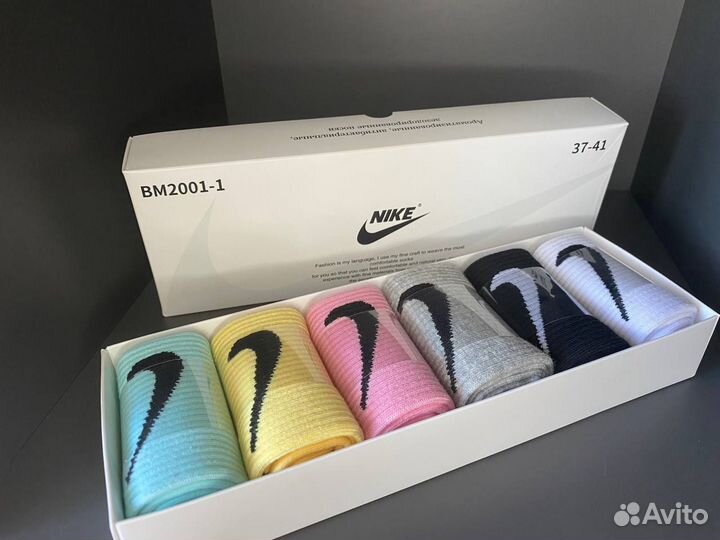 Носки Nike в коробке 6 пар