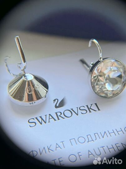 Swarovski серьги Bella оригинал