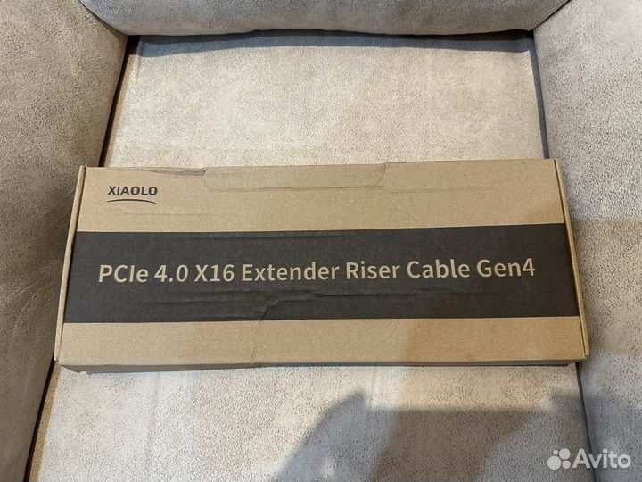 Riser pcie 4.0 200mm 180 градусов