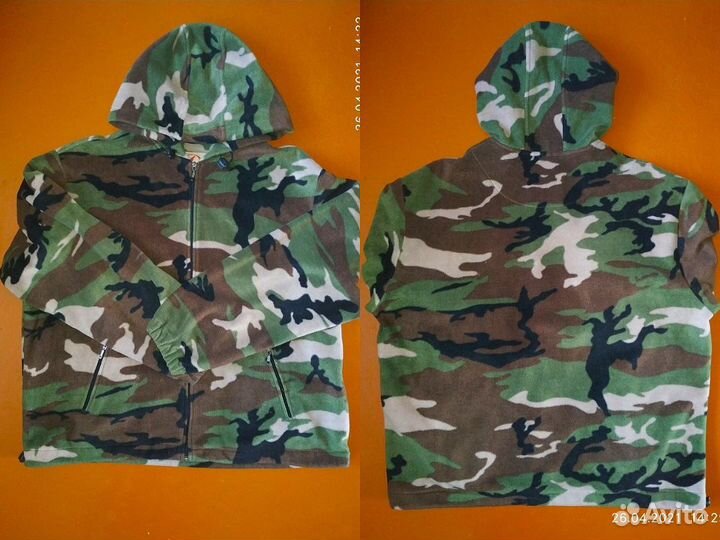 Толстовка милитари флисовая Woodland фирма Deffo