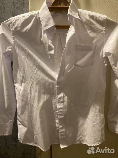 Рубашка белая школьная