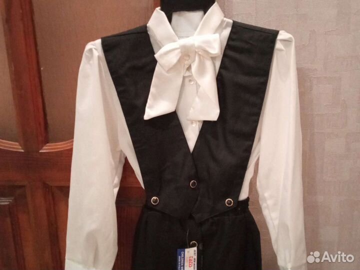 Блузка и сарафан для школьников