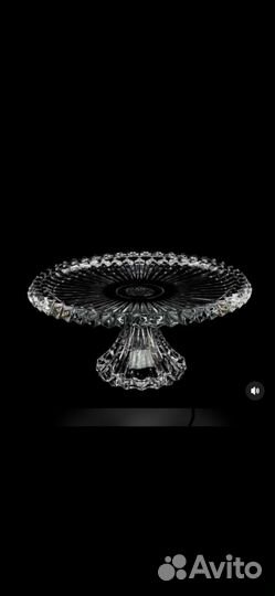 Хрусталь Rogaska,ваза,тортница,фруктовница