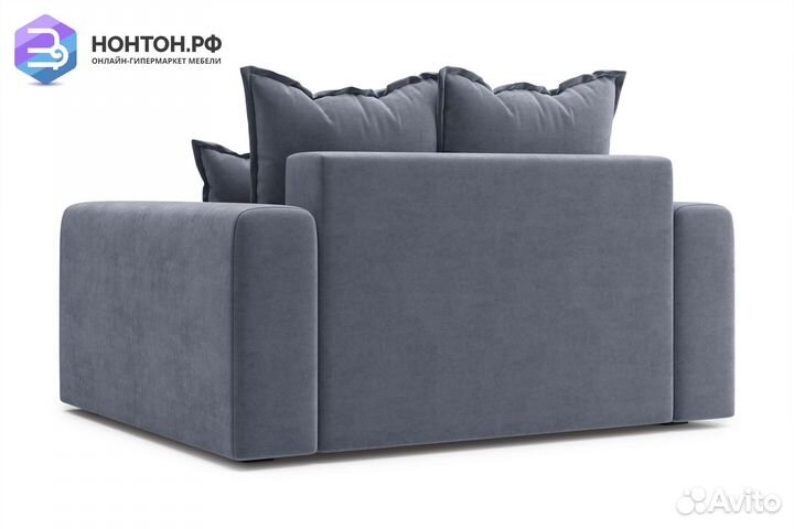 Кресло тик-так Омега темно-серое