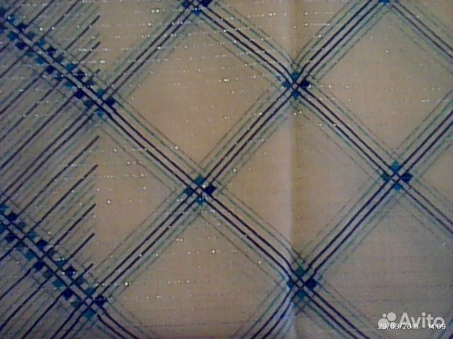 Платок Павло-Посадский новый чисто-шерстяной 83X83