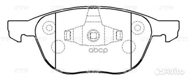 CKF-14 Колодки тормозные дисковые перед G