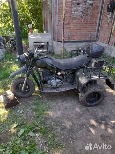 Мотоцикл Трицикл с прицепом на базе тмз