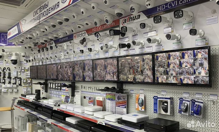 Установка видеонаблюдения