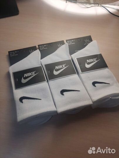 Носки nike белые