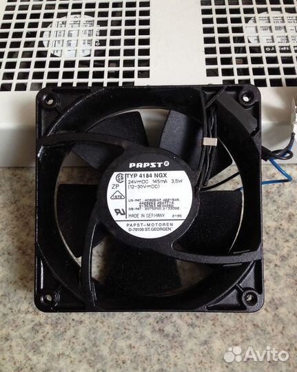 Вентиляторы Papst 4184 для стойки 19