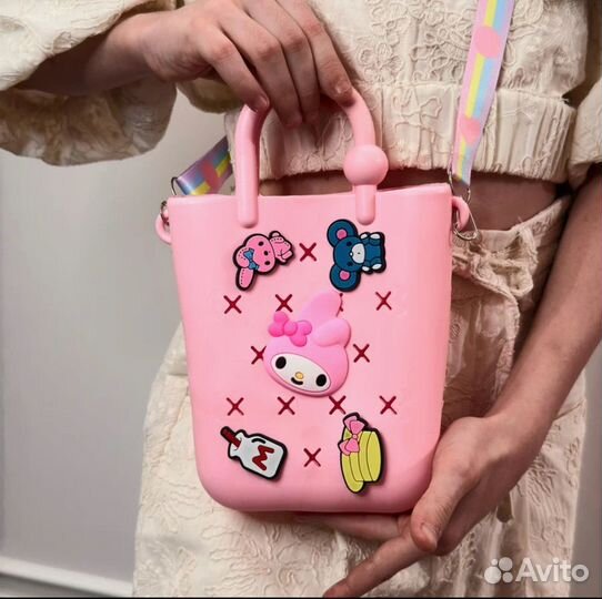 Сумка детская кроссбоди через плечо силиконовая